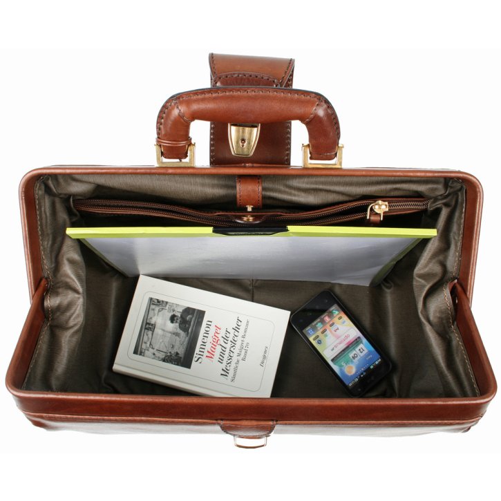 the bridge Bügelaktentasche braun