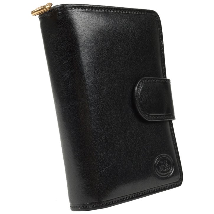 the bridge Damenbörse Rindleder schwarz