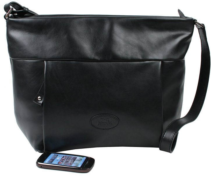 the bridge Große Schultertasche schwarz