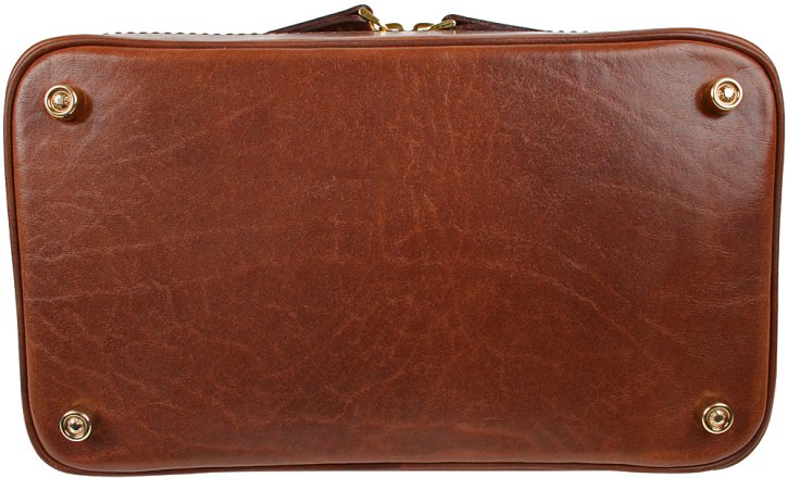 the bridge Twin Bag small Henkeltasche marrone