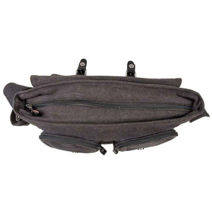 Troop London Messengerbag Canvas black