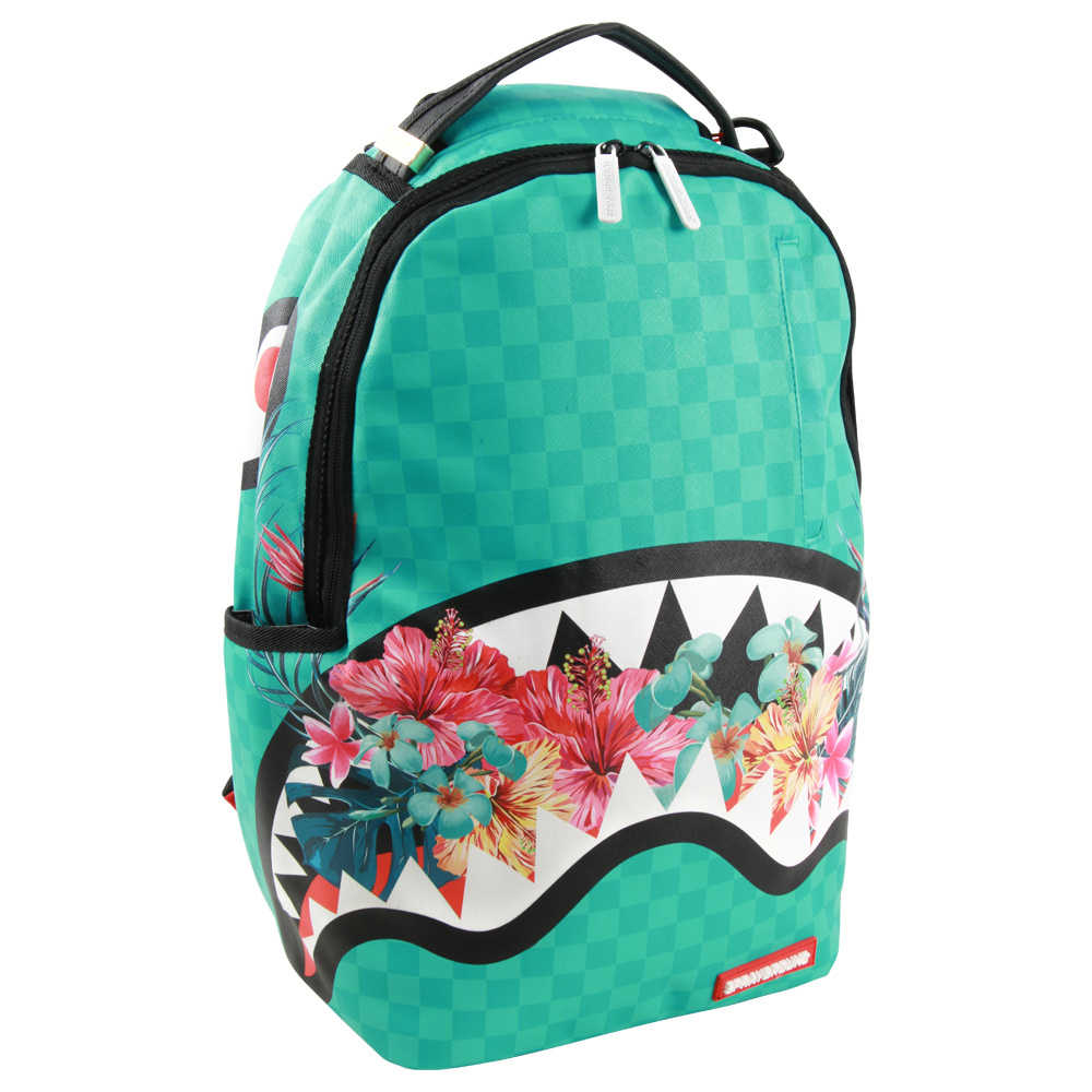 Sprayground Blossom Shark Backpack in Green for Men