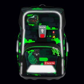 Step by Step GIANT Schulranzen-Set black cat chico