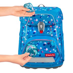 Step by Step FIT Schulranzen Set dolphin finja