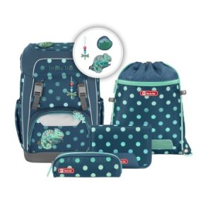 Giant Schulrucksack Set Tropical Chameleon