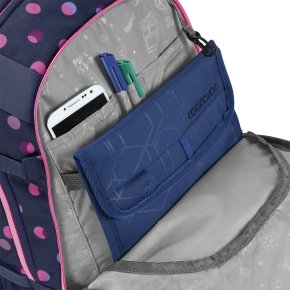 COOCAZOO MATE Schulrucksack reflective moons