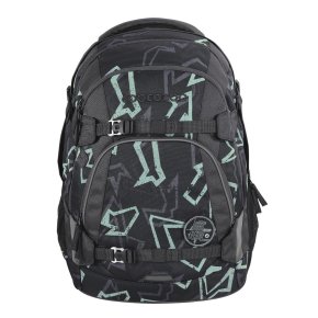 COOCAZOO MATE Schulrucksack reflective graffiti