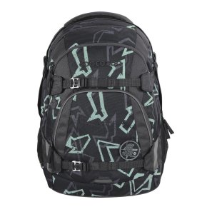 COOCAZOO MATE Schulrucksack reflective graffiti