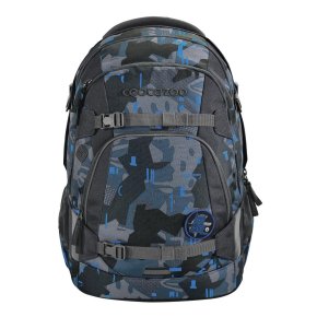 COOCAZOO MATE Schulrucksack blue craft