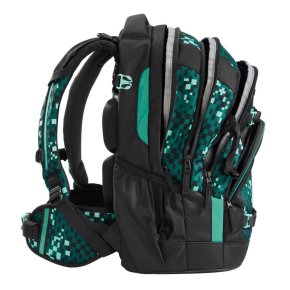 COOCAZOO MATE Schulrucksack pixel blox