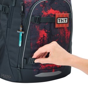 COOCAZOO MATE Schulrucksack broken black