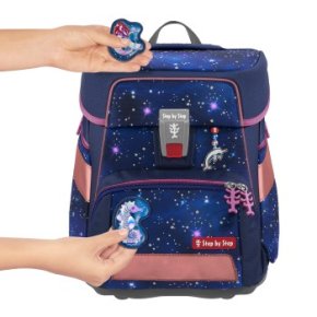 Step by Step SPACE REFLECT Schulranzen-Set star seahorse zoe