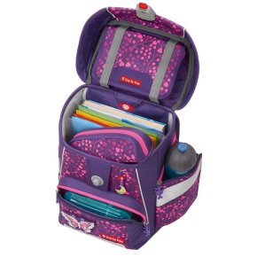 Step by Step Space Shine Schulranzen Set butterfly night