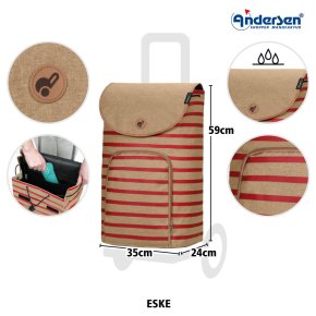 Andersen Alu Star Shopper Eske rot