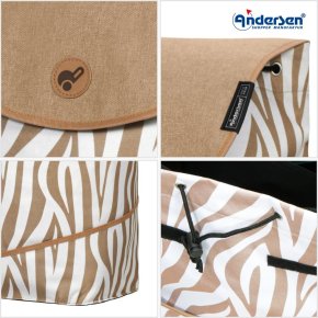 Andersen Alu Star Shopper Tyra zebra