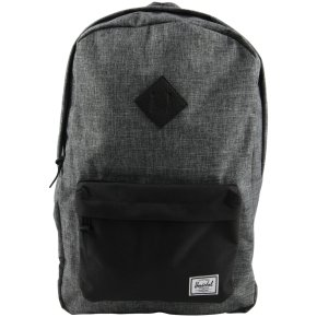 HERSCHEL HERITAGE Rucksack mit Laptopfach Raven Crosshatch Black