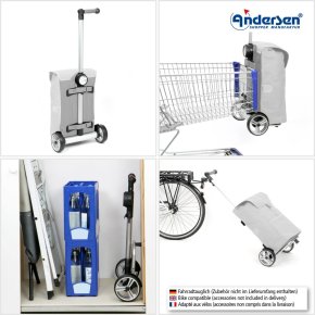 Andersen Unus Shopper Ester blau