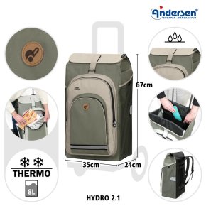 Andersen Royal Shopper Hydro 2.1. grau