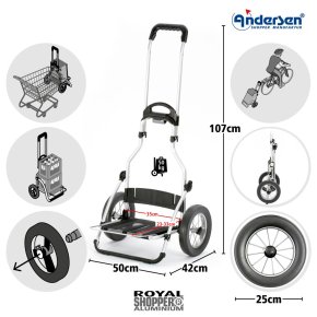 Andersen Royal Shopper Erbo schwarz