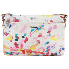 DESIGUAL CONFETTI DURBAN blanco Umhängetasche