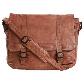 FredsBruder LAB Schultertasche dark camel