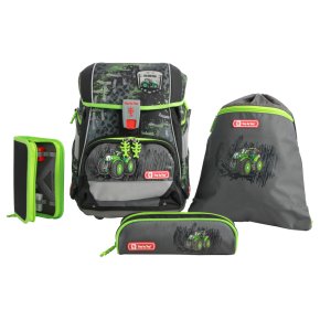 Step by Step Green tracto 2in1 Schulranzen-Set