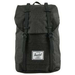 HERSCHEL RETREAT BLACK/crosshatch