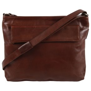 Saccoo ALLEN Schultertasche brown