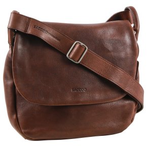 Saccoo HAMBIS Schultertasche brown