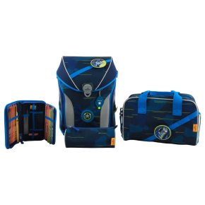 DerDieDas DerDieDas Set Ergoflex Max LE Schulranzen blue laser