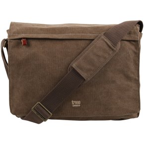 Troop London Messengerbag L Canvas brown