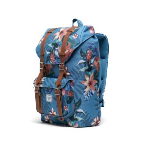 HERSCHEL LITTLE AMERICA MID Rucksack summer floral heaven blue