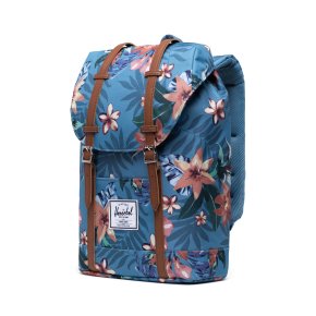 HERSCHEL RETREAT CLASSICS Rucksack summer floral heaven blue