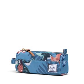 HERSCHEL SETTLEMENT Stiftemäppchen summer floral heaven blue