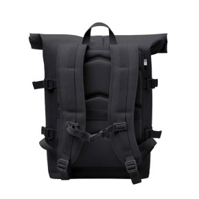 GOTBAG. RollTop Laptoprucksack monochrome black