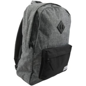 HERSCHEL HERITAGE Rucksack mit Laptopfach Raven Crosshatch Black