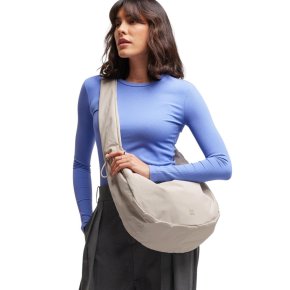 GOTBAG. Moon Bag Ruffle large monochrome soft shell