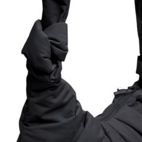 GOTBAG. PLEAT Moon bag large black