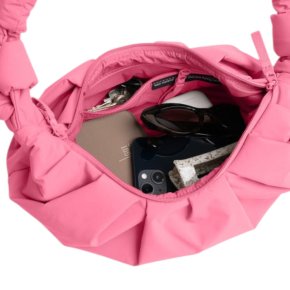 GOTBAG. PLEAT Moon bag small salina pink
