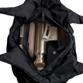 GOTBAG. PLEAT Tote bag black