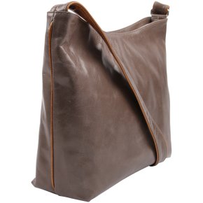 Augenthaler & Heberer ZEUS Schultertasche taupe/cuoio