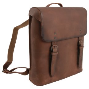  ANDREW Laptoprucksack vintage tan