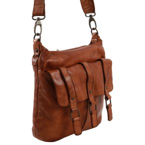 Gianni Conti Schultertasche cognac