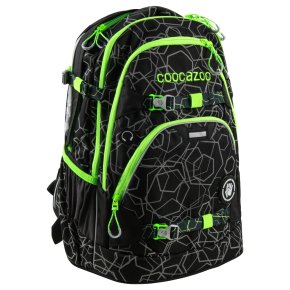 COOCAZOO ScaleRale Schulrucksack laserreflect solar-green