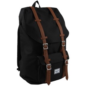 HERSCHEL LITTLE AMERICA Rucksack black/tan