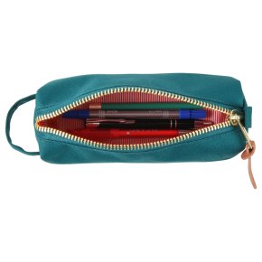 HERSCHEL SETTLEMENT Stiftemäppchen deep teal