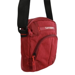 Samsonite REWIND cross Umhängetasche granita red