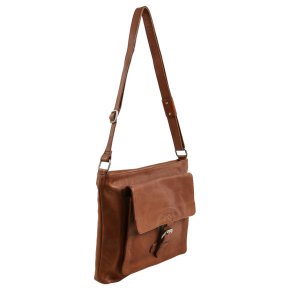 Saccoo VALENCIA Schultertasche cognac