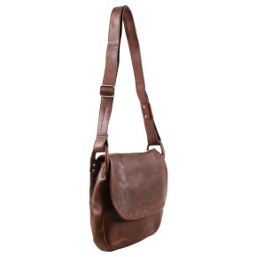 Saccoo HAMBIS Schultertasche brown