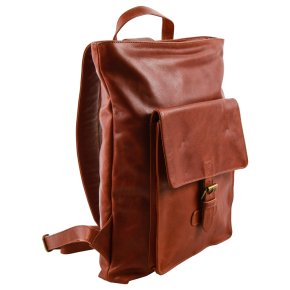 Saccoo Talca Laptoprucksack cognac